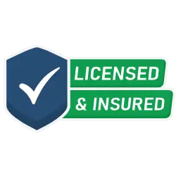 licensed and insured trust badge