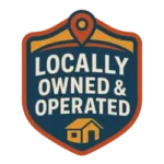 locally owned and operated trust badge